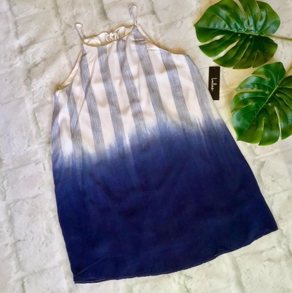 Lulus Dresses & Skirts - LAST ☝️❗LULU'S Midnight Blue Tie-Dye Mini Dress